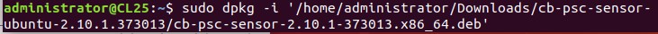 Updating the sensor