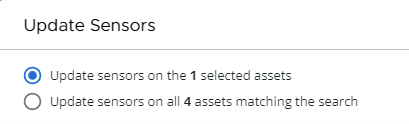 更新感應器選單
