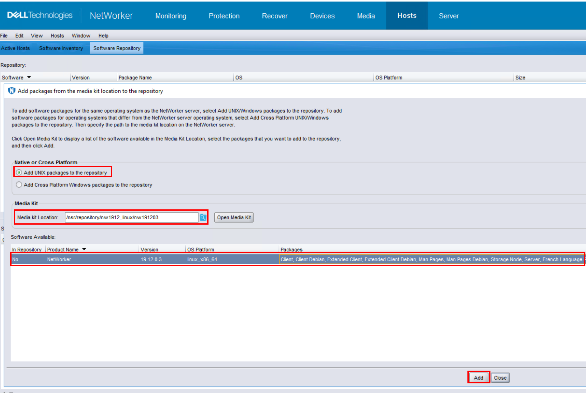 Adding software to the repository