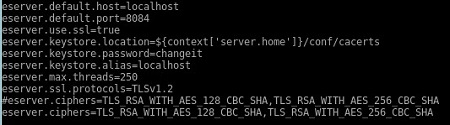 Updated eserver.ssl.protocols