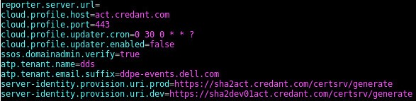 URL-adresse til Reporterserver