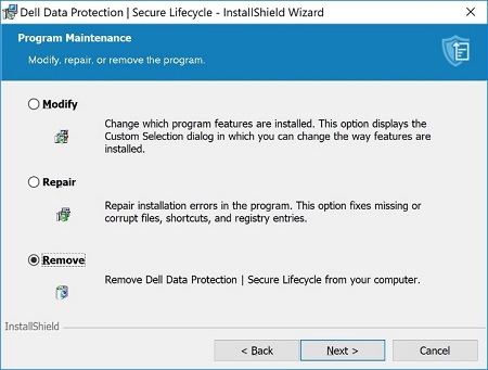 Параметр «Remove»