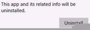 Désinstallation