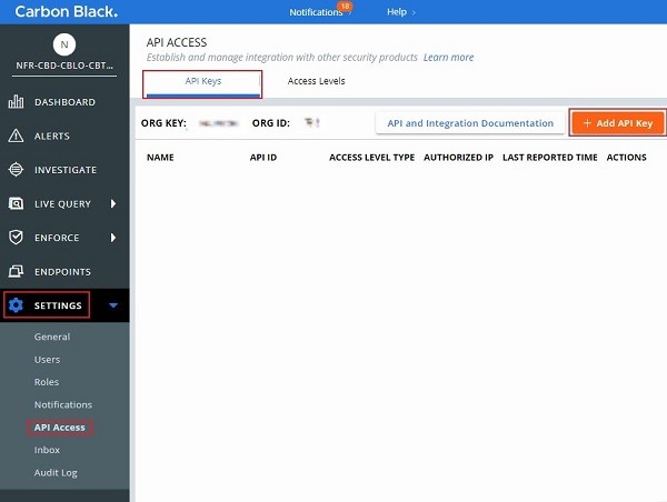 ［Add API Key］