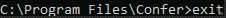 Exiting