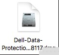 L'immagine mostra l'icona del programma di installazione di Dell Data Protection.