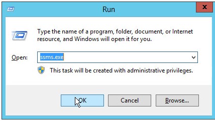 Interfaccia utente Esegui