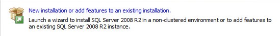Ny enkeltstående installation af SQL Server eller tilføjelse af funktioner til en eksisterende installation