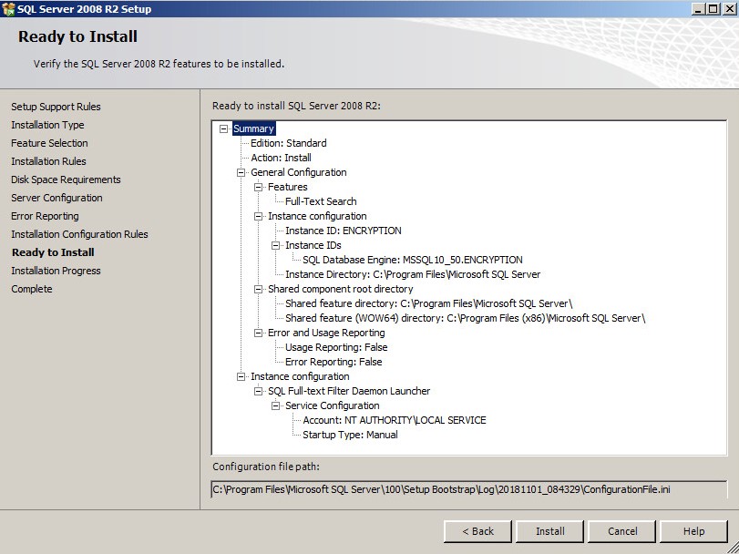 Klar til at installere