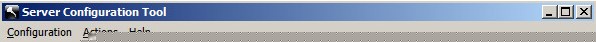 Closing the Server Configuration Tool