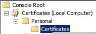 Selecting Certificates