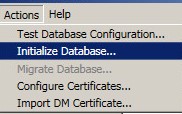 Initialize Database