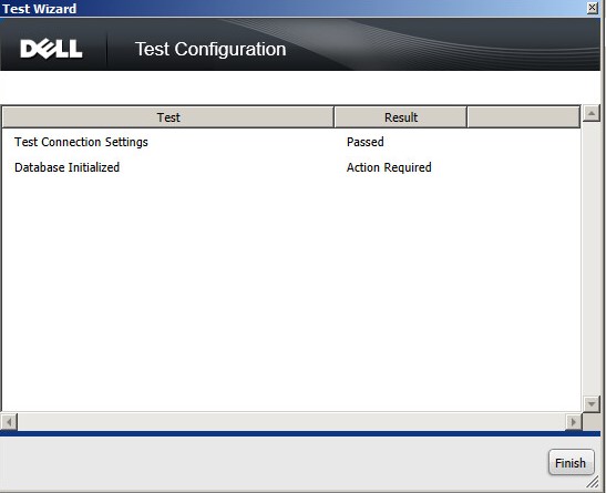 Configurazione di test
