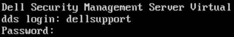 Consola de administración de Dell Security Management Server Virtual