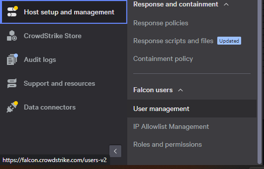 User management