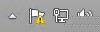 Šipka nahoru na hlavním panelu systému Windows