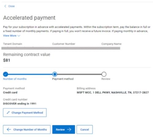 Payment method
