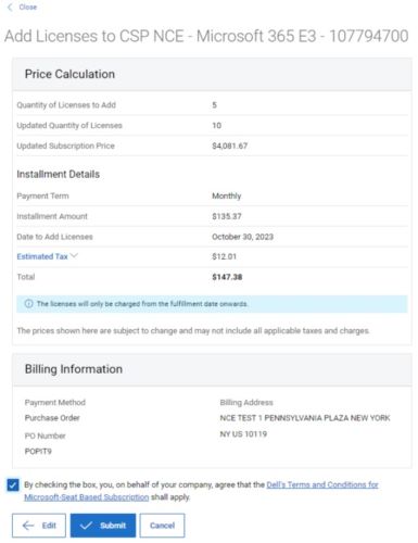 Review Pricing