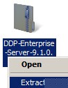 Extract All option selected
