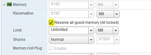 [vRPA Settings]の[Memory]セクション