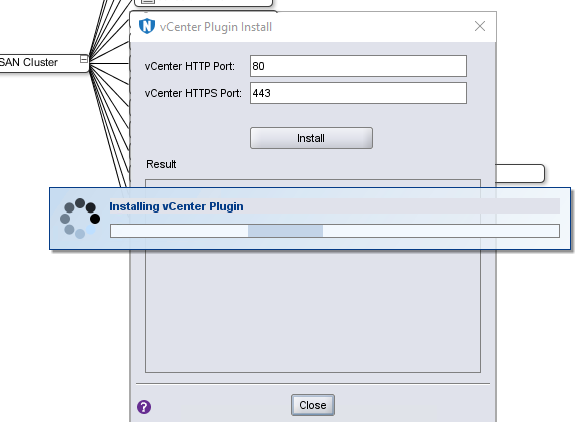 Installation du plugin vCenter