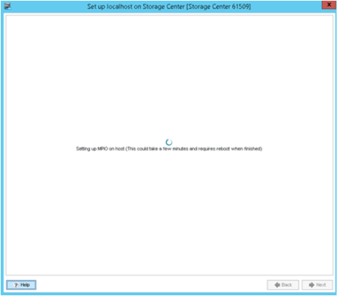 Setting up MPIO message