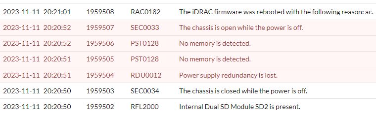 No memory is detected error
