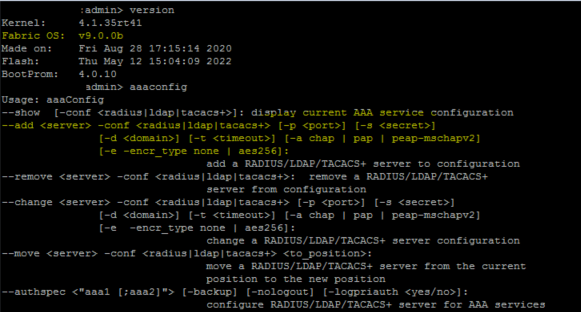 Captura de tela do FOS v9.0.0x