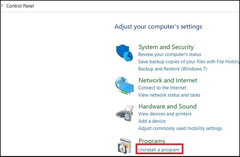 Windows Control Panel