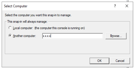 Use the IP or DNS name of the new standalone NAS Server