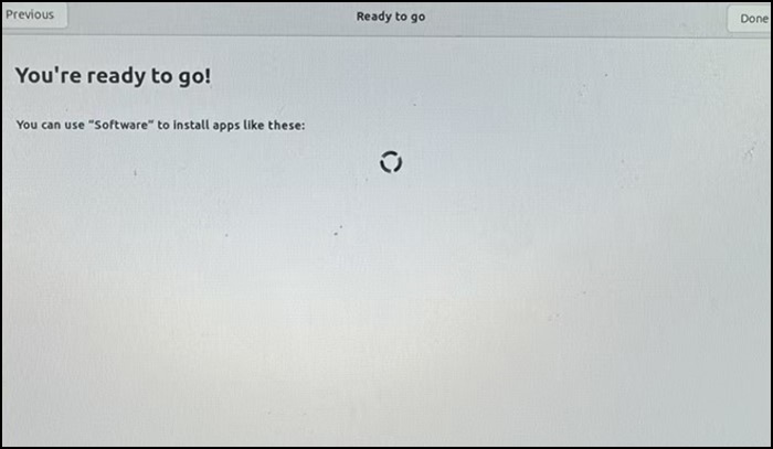 Ubuntu, vous êtes prêt à partir