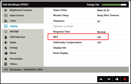 Ultrasharp Monitor MST