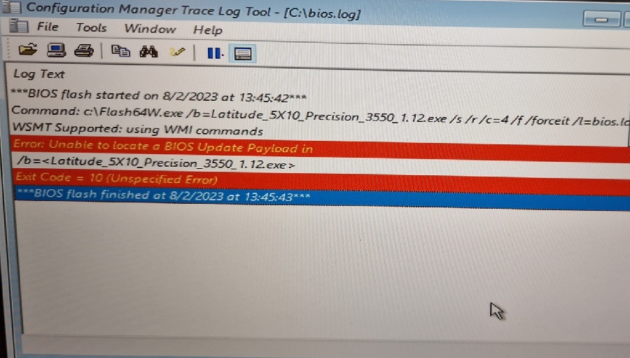 Configuration Manager Trance Günlük Aracı Bilgileri
