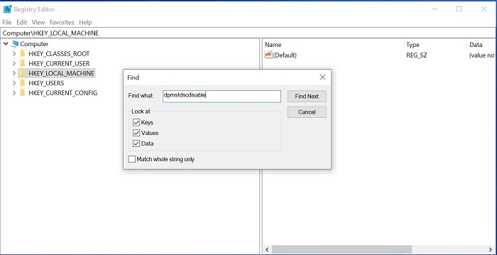 搜索 DpMstDscDisable