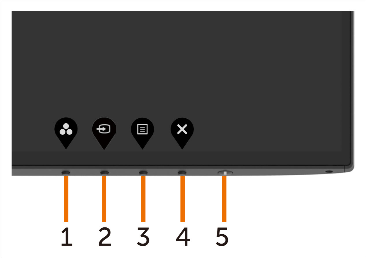 SLN322161_nl_NL__13i_U2419HC_U2719DC_front_panel_buttons