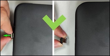 Odebrání zařízení USB Type-C z počítače Chromebook