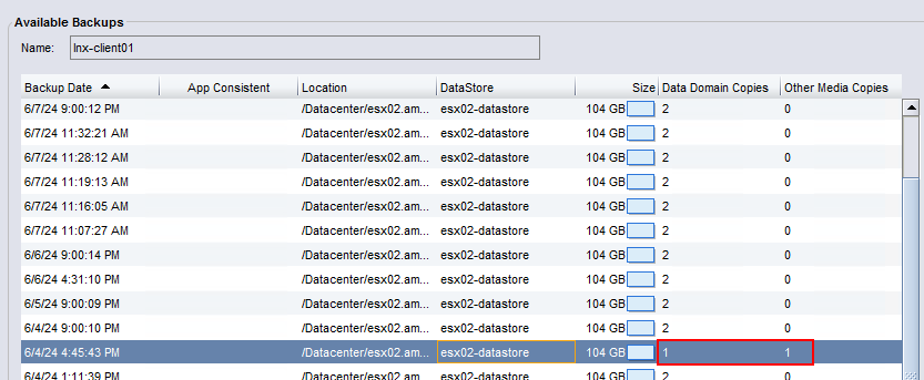 Käytettävissä olevat tallennusjoukot