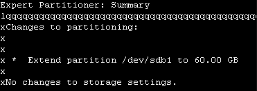 YaST2 mit Partitionierungszusammenfassung