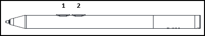 Pulsanti di Dell Active Pen PN350M