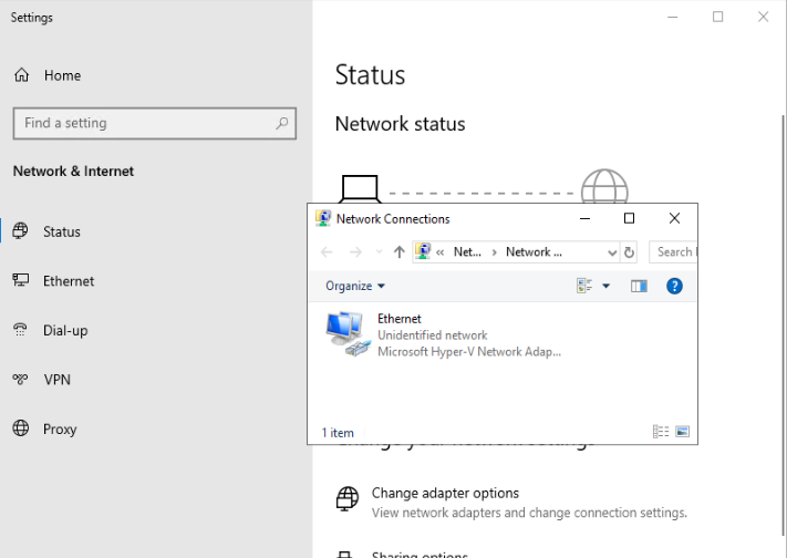 Modification des paramètres de l’adaptateur