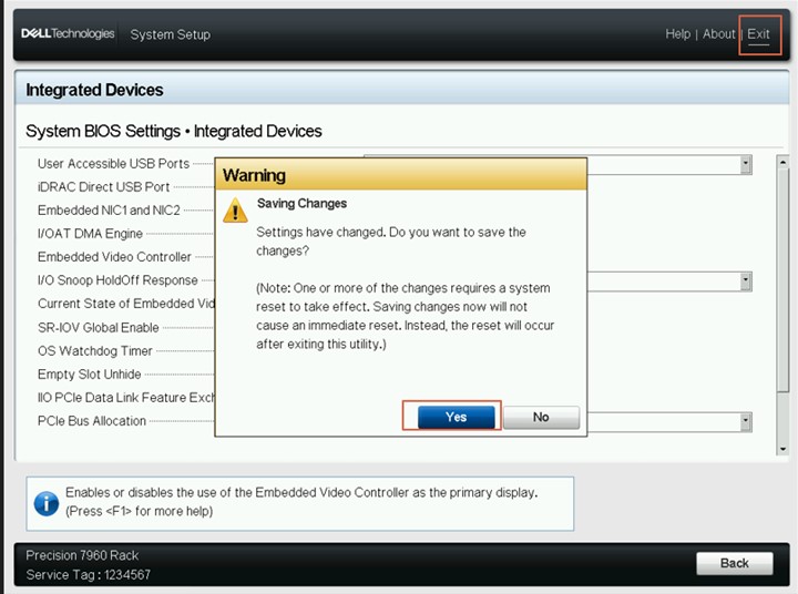 System Setup (Systemoppsett)