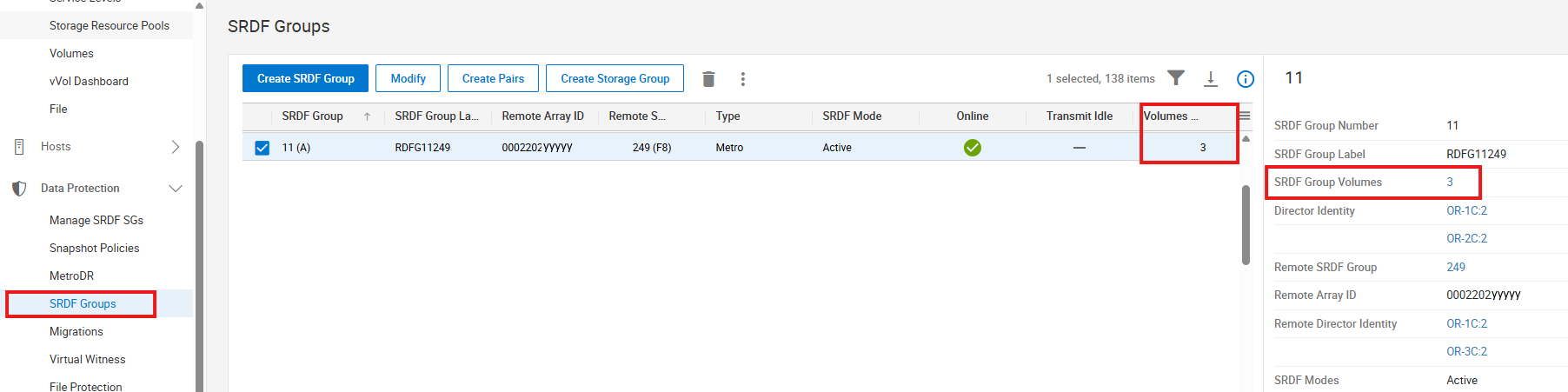 RDFG 11 dispose de 3 volumes
