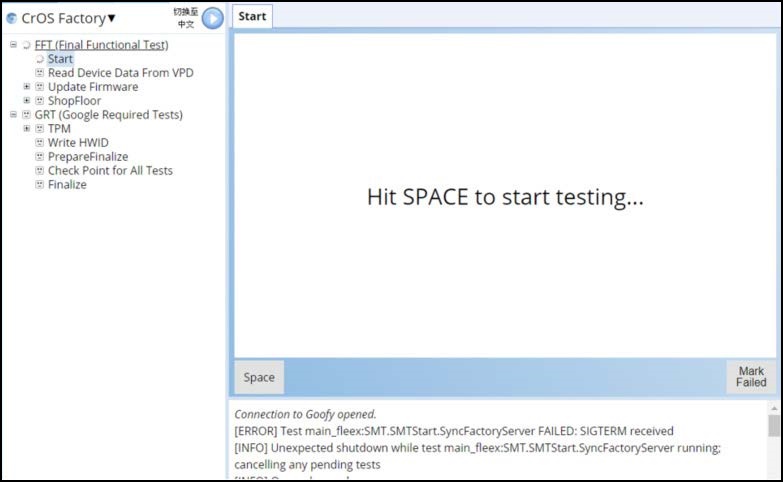 ChromeOS starter RMA Shim-processen