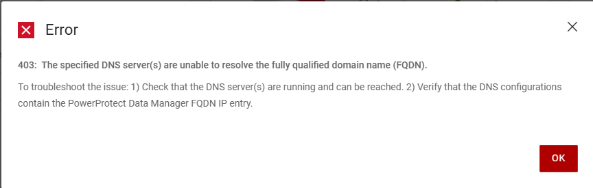 Guardar mensaje de error