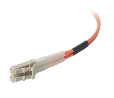 Image of fiber optic LC-LC cable (example: Dell Networking Multi-Mode, LC - LC Fiber Optic Cable)