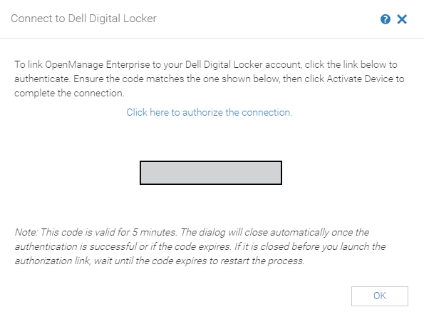 Conectarse al código de autorización de DDL