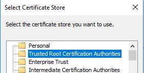 Zaufane główne urzędy certyfikacji