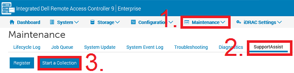 Interface utilisateur de l’iDRAC