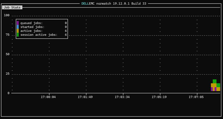 Окно «nsrwatch Job Status» 