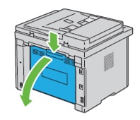 open rear cover release